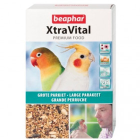 XtraVital - премиум храна за средни папагали, 500гр